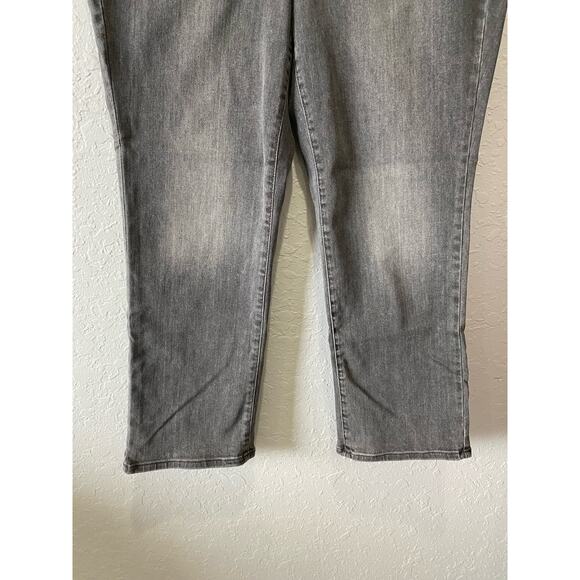 NOT YOUR DAUGHTERS JEANS NYJD  Marilyn Straight Ankle Jeans Size 14W - Picture 4 of 11